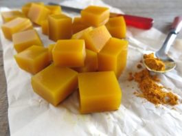 Кубики из желатина с мёдом и куркумой — удивительное противовоспалительное средство